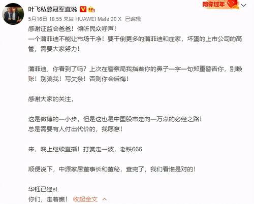 叶飞股市最新爆料新闻,揭秘股市内幕,揭示惊天黑幕 第3张 叶飞股市最新爆料新闻,揭秘股市内幕,揭示惊天黑幕 第3张